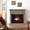 Duluth Forge Dual Fuel Ventless Gas Fireplace With Mantel - 26,000 Btu, T-Stat DFS-300T-2GR - alternate 2
